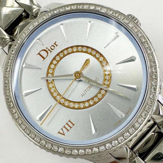Christian Dior VIII MONTAIGNE CD153510M001 Automatic Blue Dial Bracelet Mens