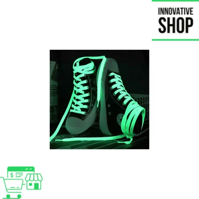 1 Paio Di Lacci Luminosi Fluorescenti Per Scarpe E Scarpette