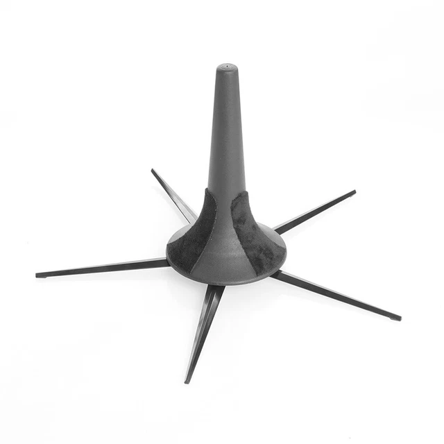 Trumpet Holder Stand with Black Plastic Felt Anti slip and Space saving Design