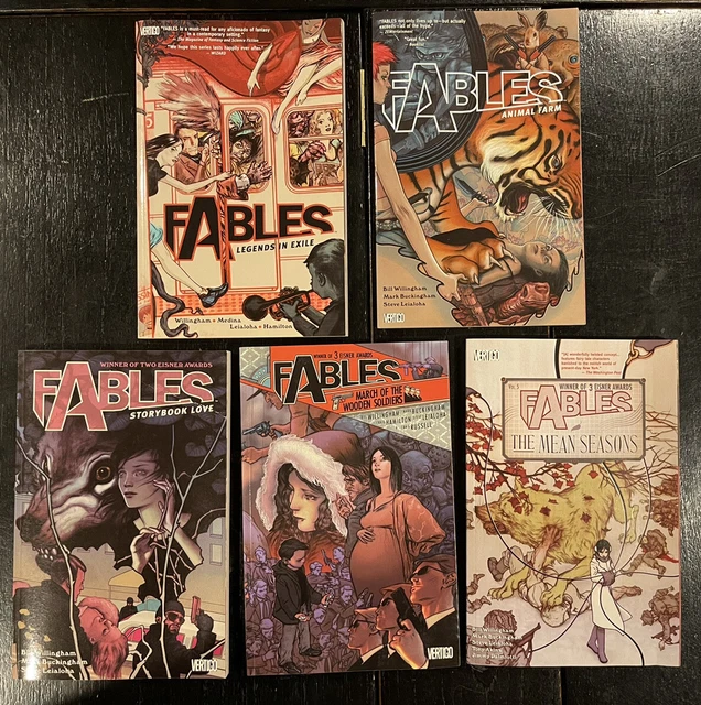 Fables tpb DC Vertigo HUGE lot of 26 Vol 1-15, 17 + Jack of Fables 1-9 + Spinoff