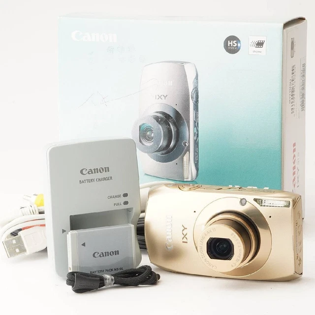 CANON IXY 31S Compact Digital Camera Gold, PC1584, Used