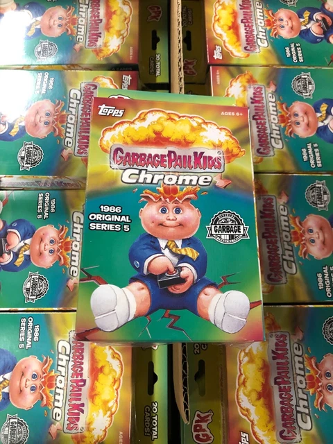 2022 Garbage Pail Kids Chrome Hanger Box - 1986 original Series 5- IN-HAND