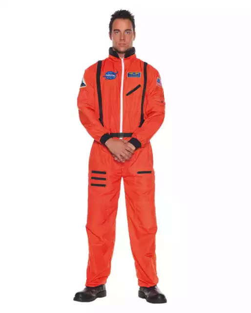 Oranger NASA Astronauten Kostüm-Overall als Berufskostüm & Uniform