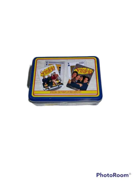 Seinfeld TV Show Series Special Edition Playing Card Set Collectible Tin 2 Decks