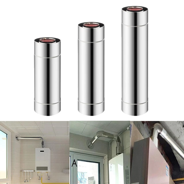 Tuyau De Chauffage Voiture 25mm Intérieur, Longueur 300cm – En Feuille D'aluminium Noir Pour Air Chaud