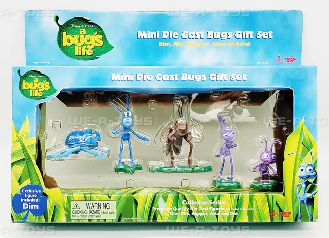 DISNEY PIXAR BUG'S Life Mini Die Cast Bugs Gift Set Figures Think Way ...