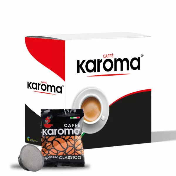 200 Capsule compatibili Lavazza* A Modo Mio Caffè Karoma  - Espresso Classico