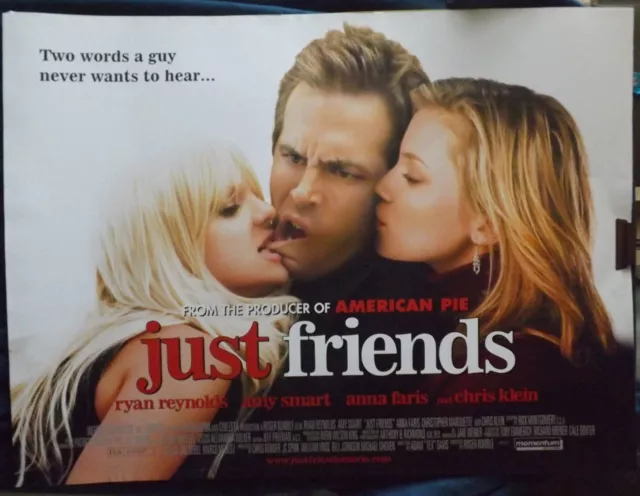 JUST FRIENDS US ROLLED POSTER RYAN REYNOLDS AMY SMART 2005