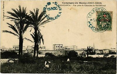 CPA AK CASABLANCA Vue prise du Cimetiere de Sidi-Belioud MAROC (824508)