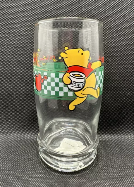 Vintage Anchor Hocking Disney Winnie the Pooh Oh Bother Drinking Glass Tumbler