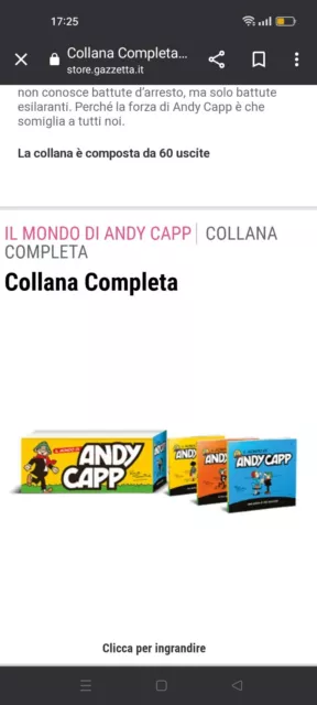 Il Mondo di Andy Capp Gazzetta dello Sport  COMPLETA 1/60 OTTIME NUOVO