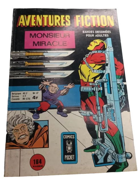 Aventures Fiction 1975 Comics Pocket Artima N 47 Monsieur Miracle BD Pour Adulte