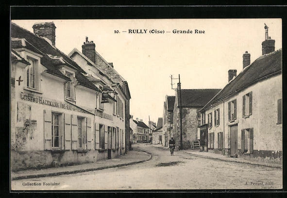 CPA Rully, Grande Rue