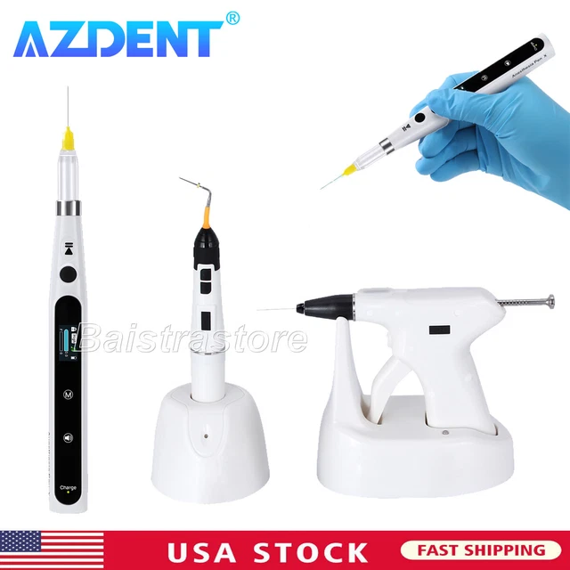 Dental Painless Oral Local Anesthesia/Dental Obturation System Endo Pen &Gun Set