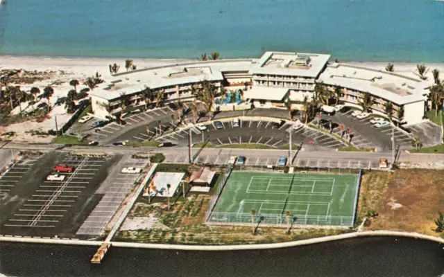 Naples Florida, La Playa Motor Inn Advertising Vanderbilt Beach Vintage Postcard