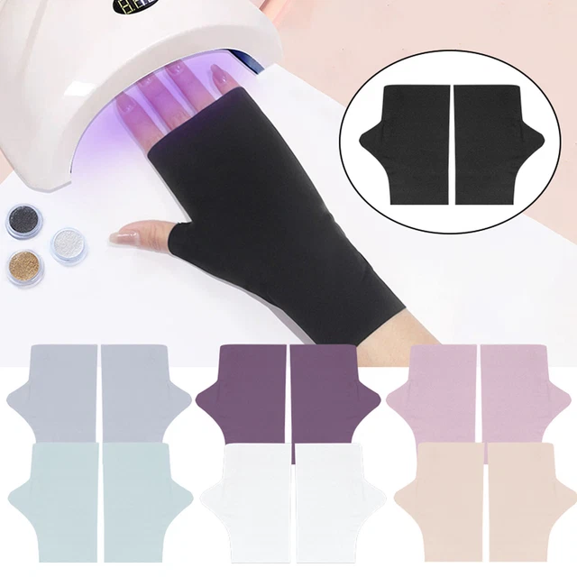 Nail Glue Gloves For Gel Nail Lamp Gloves For Manicures Sun Gloves Loose Powder