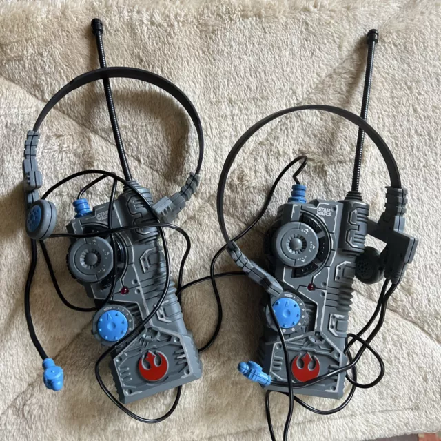 Star Wars Rebel Alliance Long Range Walkie Talkies 1997 Tiger Electronics