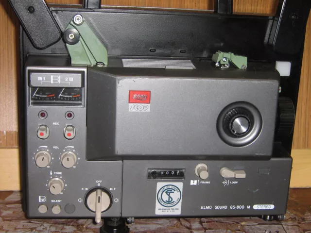 Projecteur Super 8 Sonore Stereo Elmo Gs-800