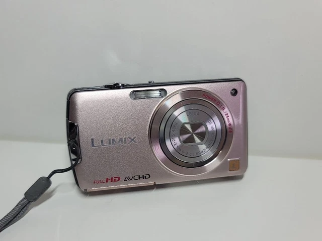 PANASONIC LUMIX DMC-FX700 Pink Gold Compact Digital [No English