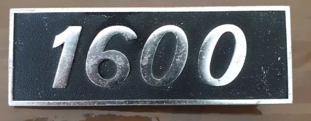 Original Fiat 124 Spider,131/ 132 Mirafiori 1600 Rear Badge.