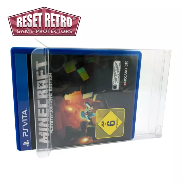 Schutzhüllen PS Vita 0,5 mm Playstation game protectors Reset Retro box folie