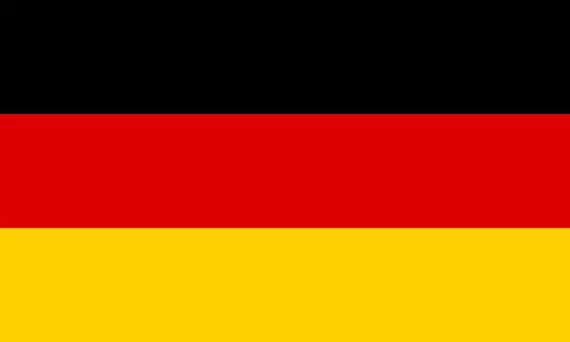 Watski Gast Flagge Deutschland 19x30 cm,Polyester,hochwertige Qualität