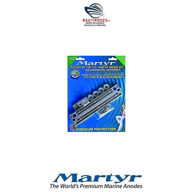 Cmsz90140Kita Kit Anodes Alu Martyr Complet Suzuki Marine Df90 Df115 Df140