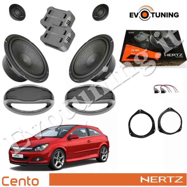 Set 4 Haut Parleur Haut-Parleurs Hertz CK 165 Avant pour Opel Astra H À 2005>09