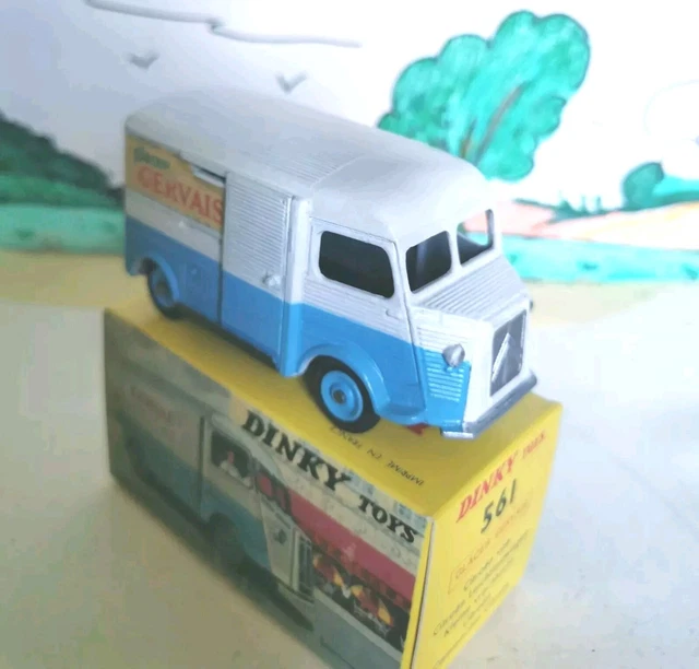 Dinky toys France- 2 Citroen 1200k gervais/gris , état d'usage en