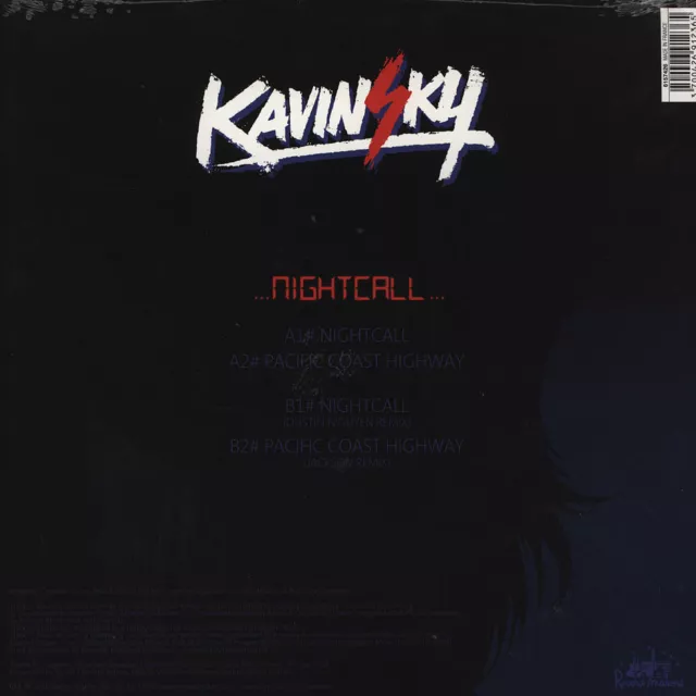 Kavinsky - Nightcall Feat. Lovefoxxx of CSS (Vinyl 12" - 2010 - EU - Reissue) 2