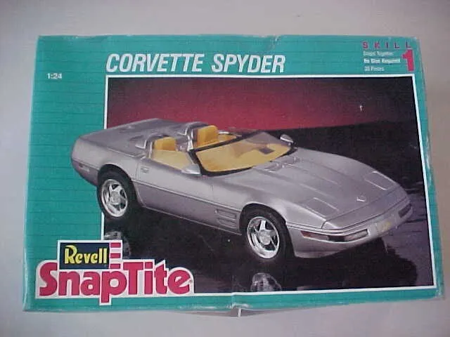 Revell SnapTite 6267 Corvette Spyder 1:24 Scale Model Kit (PARTS)