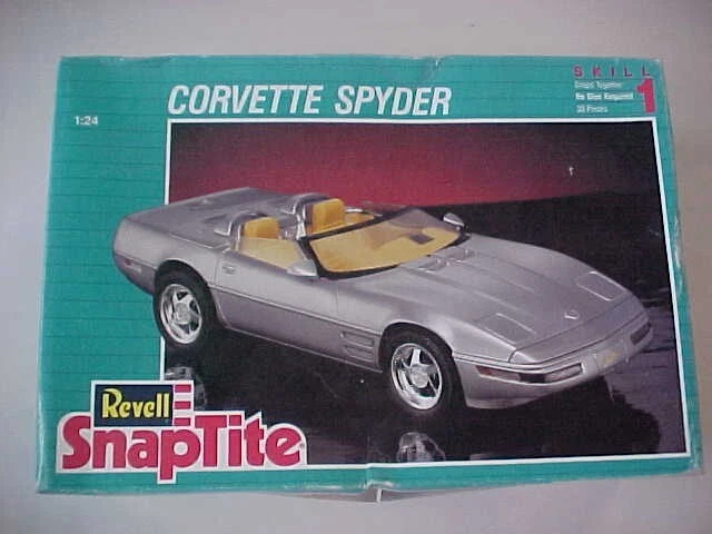 Revell SnapTite 6267 Corvette Spyder 1:24 Scale Model Kit (PARTS) Revell SnapTite 6267 Corvette Spyder 1:24 Scale Model Kit (PARTS)