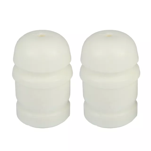 2 Piezas de Tope de Resorte Delantero para Wrangler JK 07-18 Blanco