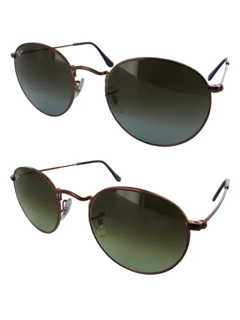 Ray Ban Mens RB3447 Round Metal Sunglasses