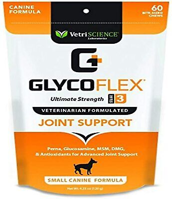 VetriScience Laboratories - GlycoFlex 3 Hip and Joint Supplement for Small Dogs,