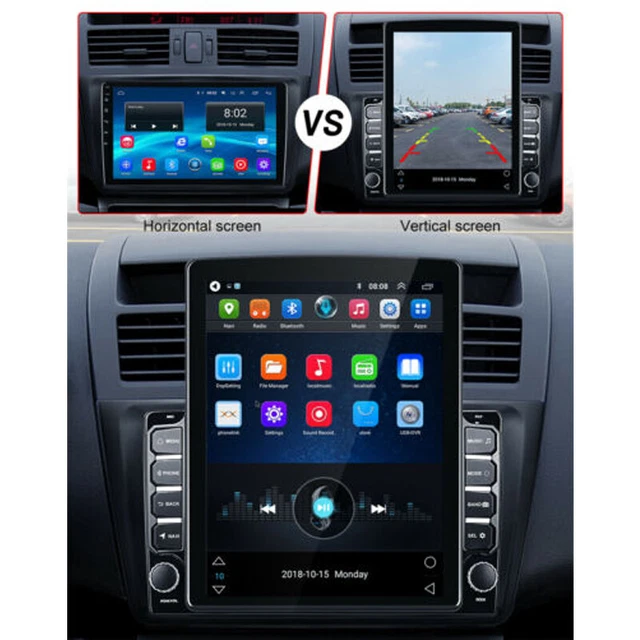 9.7" 1DIN Vertical Screen Android Car Stereo FM GPS Navigation WIFI MP5 Player