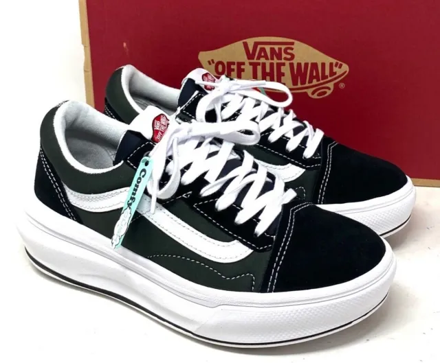 VANS Old Skool Overt CC Sneakers Suede Canvas Black Men's Skate Low VN0A7Q5EBA2