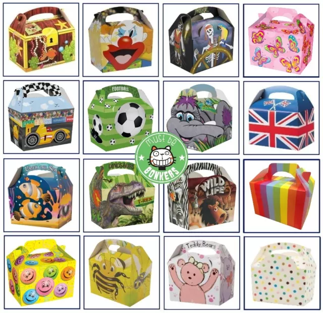 Birthday Party Food Boxes ~ Themed Meal Box Plate ~ Select Your Amount