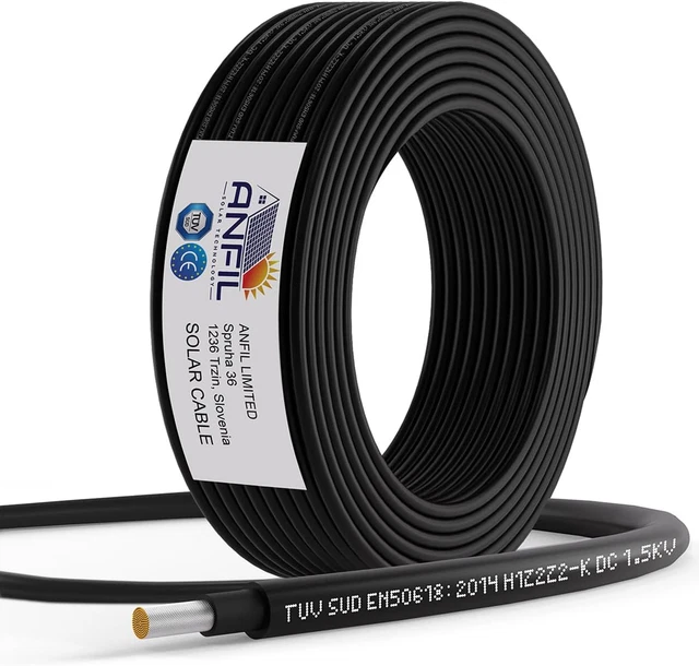 Pannelli Fotovoltaico Cavo Fotovoltaico 4mm², 3m - Prolunga Per Pannelli Solari Cavo Per Impianti Fotovoltaici - Foto 5