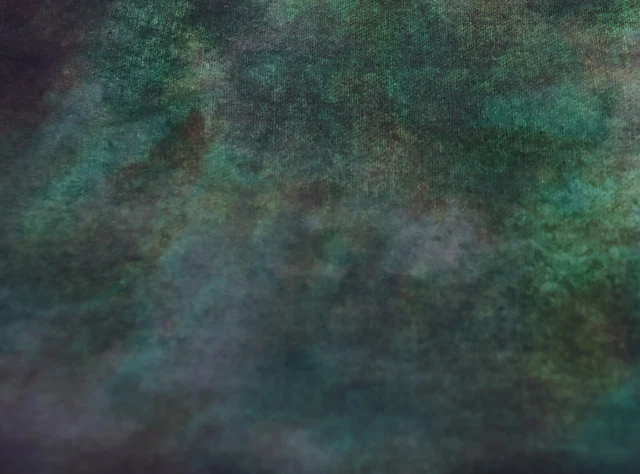 ALFOMBRA TEÑIDA A MANO VERDE JASPE LANA ENGANCHADA 1/8 yarda azul verde cur manchado