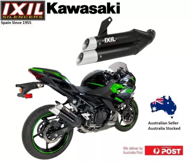 NINJA 500 EXHAUST 2024 2025 IXIL L3X Black slipon 574.90 PicClick AU