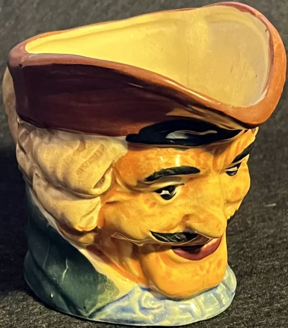 Toby Style Character Mug Pirate Teapot Jug Pitcher Occupied Japan 3.25" Vintage
