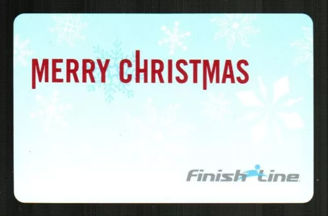 FINISH LINE Merry Christmas, Snowflakes 2007 Gift Card ( $0 )