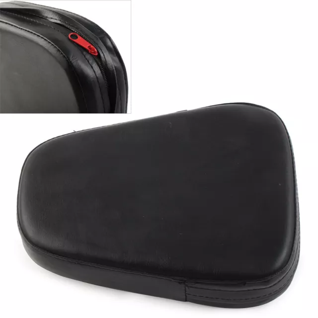 Universal Motorcycle Sissy Bar Backrest Cushion Pad For Harley Chopper Cruiser