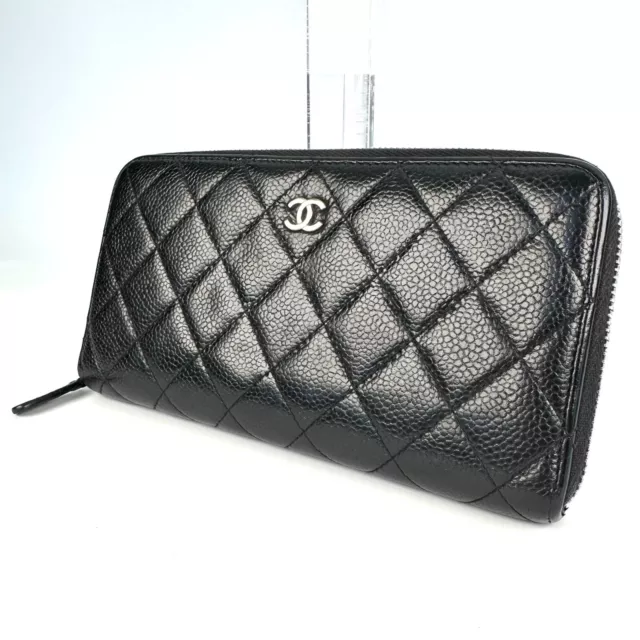 Buy Chanel CHANEL A50097 used long wallet Zip Wallet USED from