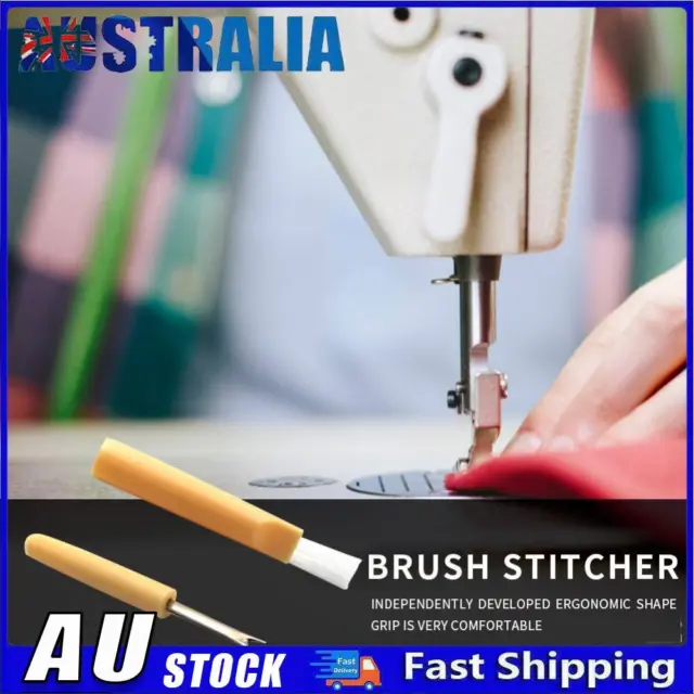 Stitch Needle Remover Thread Cutter Unpicker DIY Craft Seam Ripper with Brush *