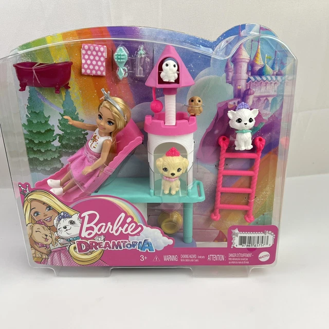 BARBIE PRINCESS ADVENTURE Chelsea Pet Castle Playset, with Blonde