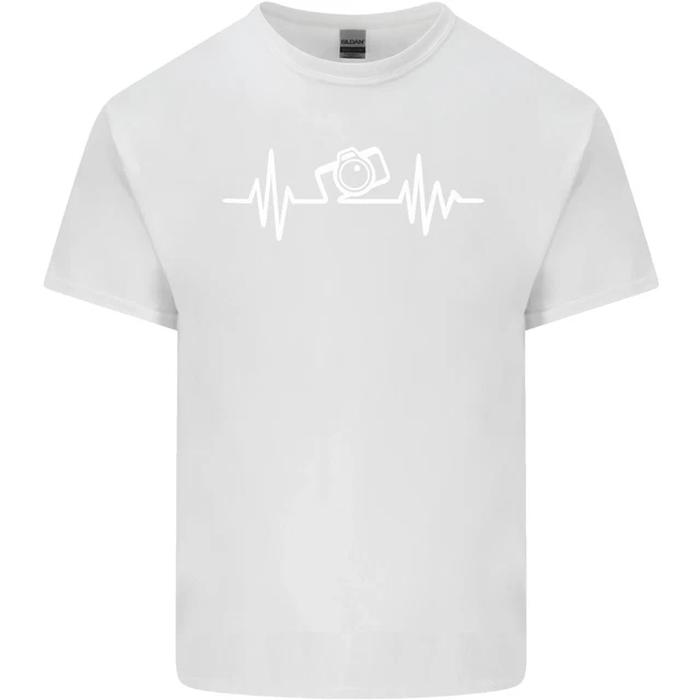 Photography Pulse Photographer ECG Kids T-Shirt Childrens