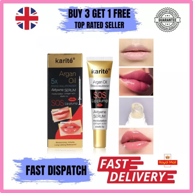 Lip Plumper Extreme Lip Gloss Maximizer Plump Volume Bigger Lips Moisturizing UK