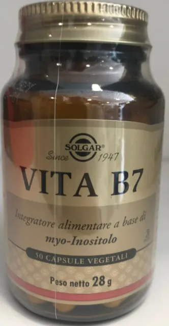 Solgar Vita B7 50 Capsule Vegetali